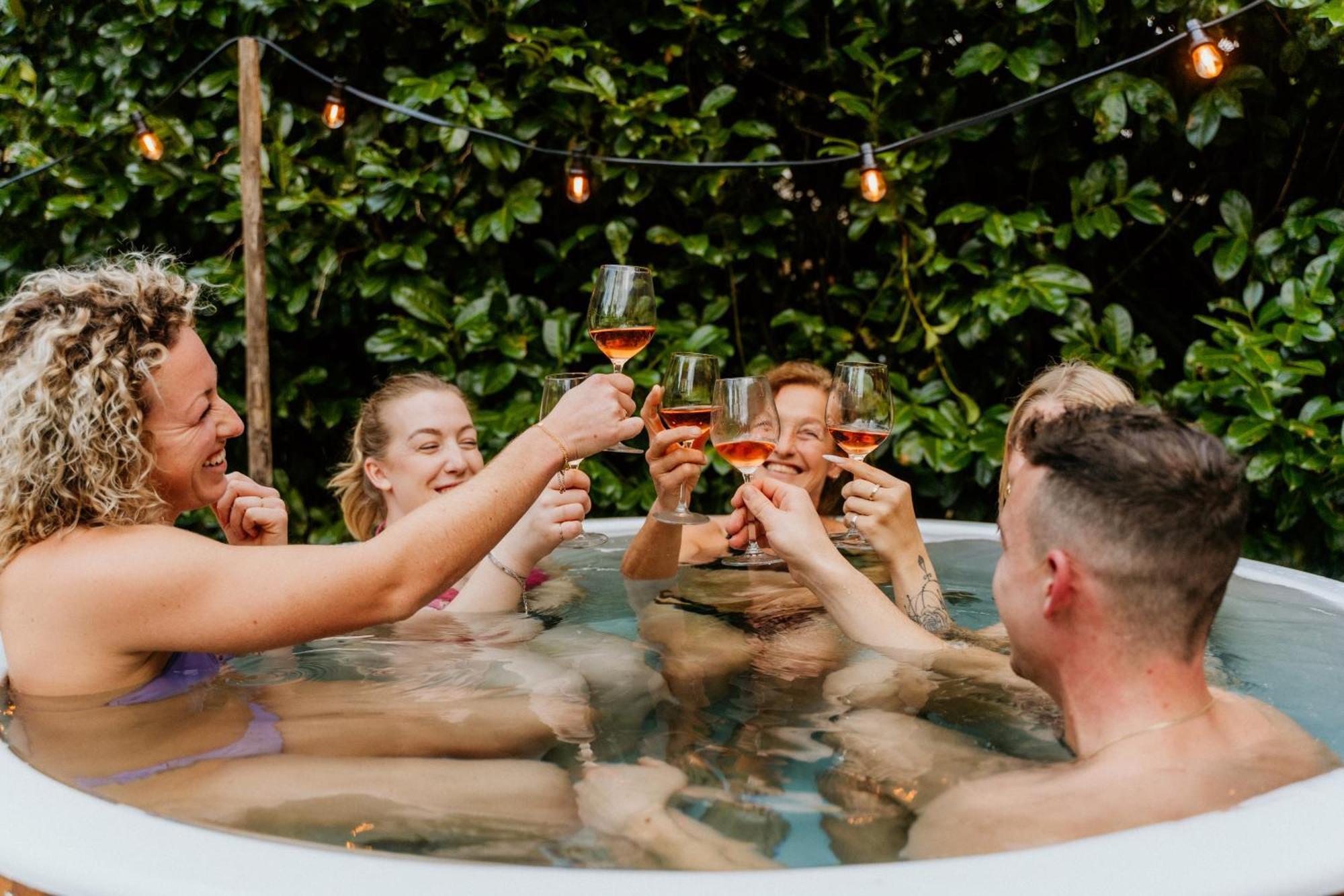 Romantisch Wellness Boshuisje Met Sauna & Hottub Meijel Luaran gambar
